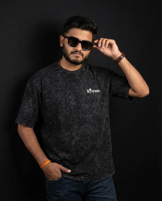 Black Acid Wash T-shirt