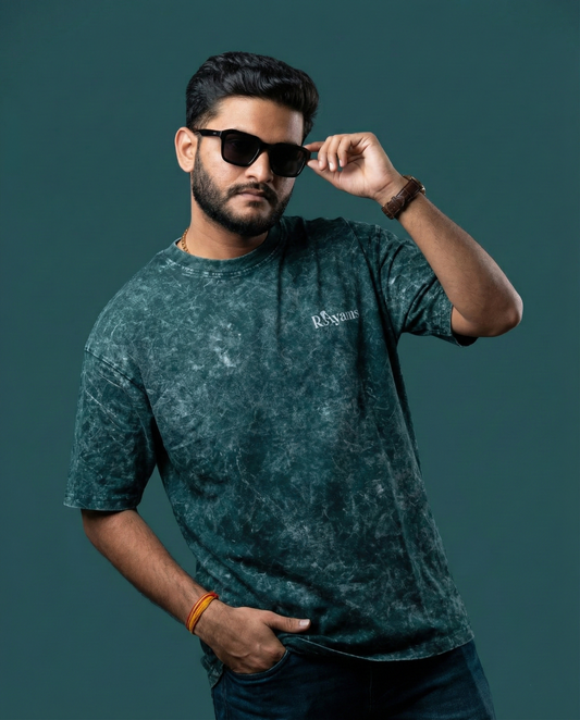 Green Acid Wash T-shirt