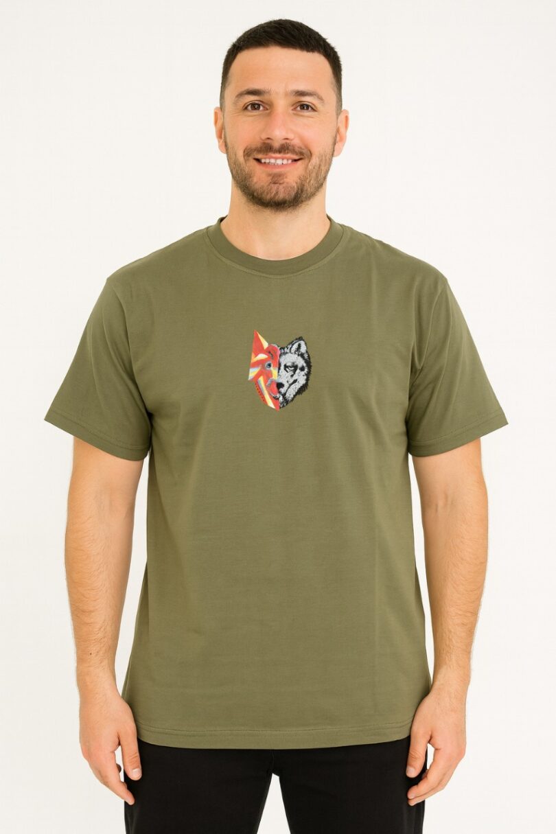 Green Digital Print T-shirt