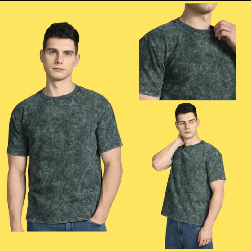Green Acid Wash T-shirt