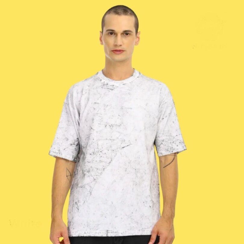 White Acid Wash T-shirt